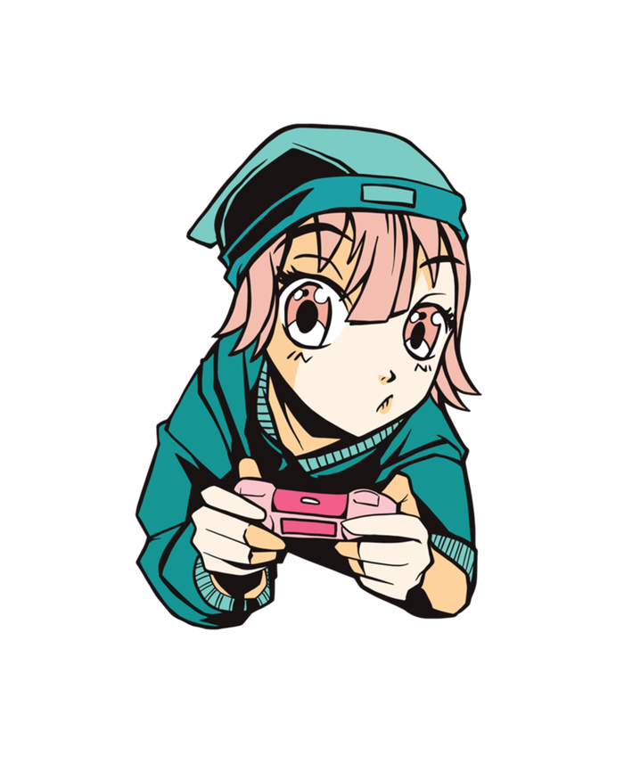 Just A Who Loves Anime And Gaming Gamer Anime Merch Gift T-Shirt