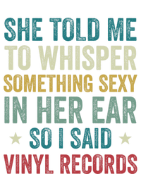 Something Sexy In Her Ear Vinyl Records Funny Lp Gift Women's Racerback Tank