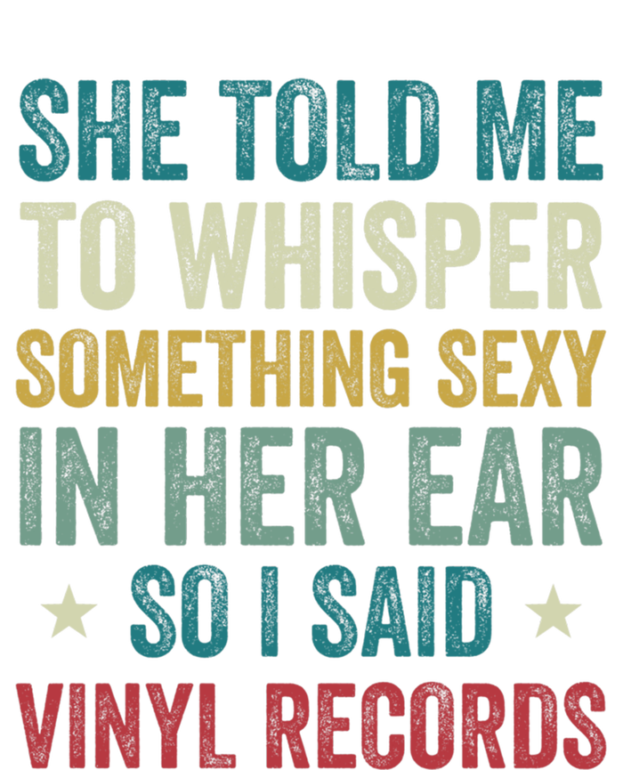 Something Sexy In Her Ear Vinyl Records Funny Lp Gift Women's Racerback Tank