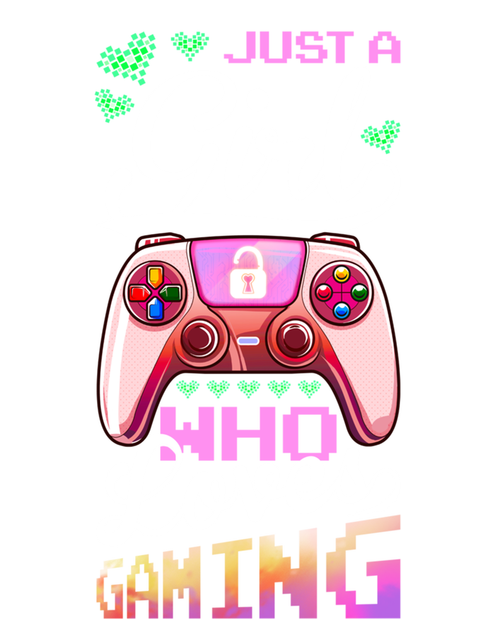 Just A Who Loves Gaming Video Game Birthday Gamer Cute Gift Tank Top