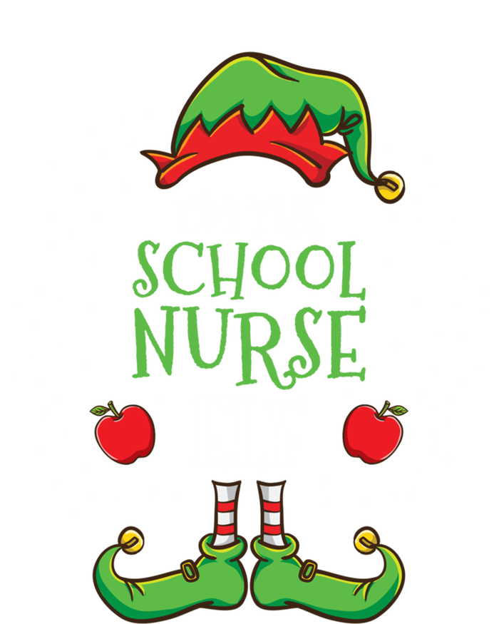 Im The School Nurse Elf Christmas Cute Gift Insulated Varsity Jacket