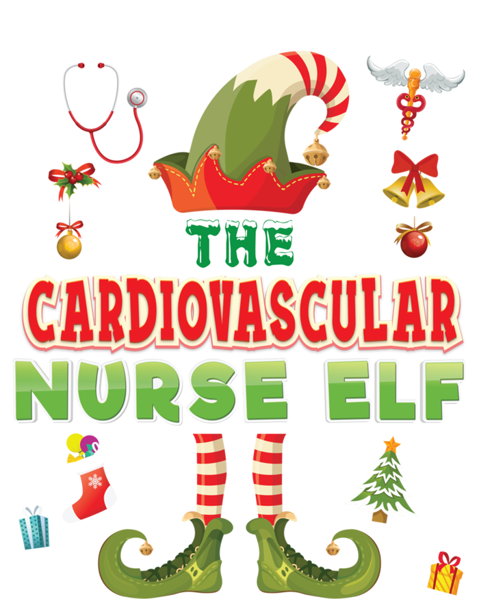 Im The Cardiovascular Nurse Elf Christmas Suit Sweater Ugly Gift Ladies Long Sleeve Shirt