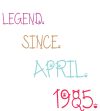 Legend Since April 1985 Birthday Gamers Gift Toddler Sweatshirt