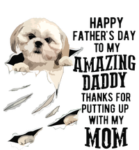 Shih Tzu Dad Happy Fathers Day To My Amazing Daddy Dog T-Shirt