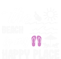 The Beach Is My Happy Place Vacation Family Beach Summer Gift Full Zip Hoodie