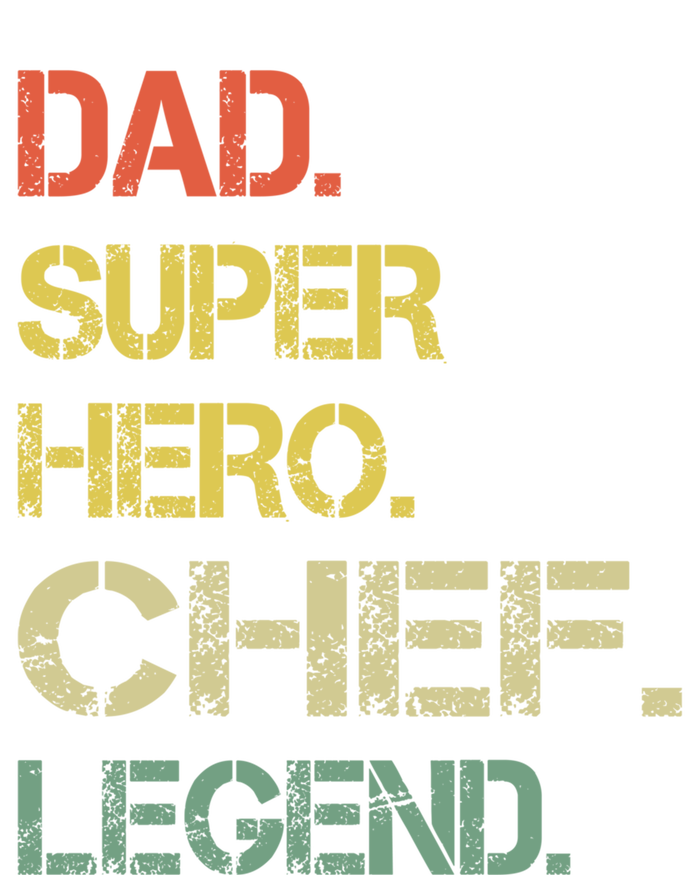 Vintage Style Dad Hero Chef Legend Fathers Day Gift T-Shirt