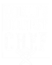 Vintage Worlds Okayest Chef Gift Cooking Gift Tie-Dye T-Shirt