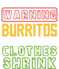 Warning Burritos Make Your Clothes Shrink Mexican Burrito Gift Sustainable Knit Beanie