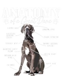 Anatomy Of A Great Dane Funny Cute Dog Mom Dad Kids T-Shirt