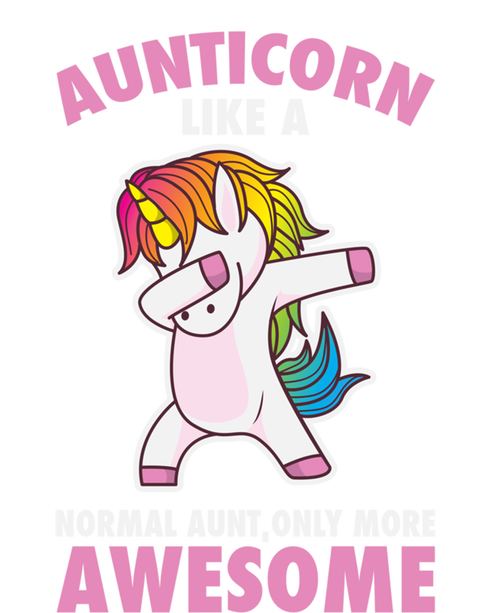 Aunticorn Like A Normal Aunt Only More Awesome Unicorn Aunt Cool Gift Short Acrylic Beanie