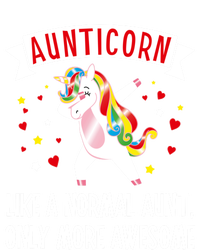 Aunticorn Like An Aunt Only More Awesome Tee Best Aunt Ever Cool Gift Sustainable Knit Beanie