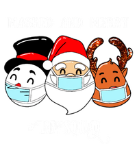 Merry And Masked Rn Squad Santas Pajama Hat Christmas Meaningful Gift T-Shirt