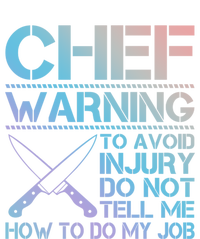 Warning To Avoid Injury Funny Chef Cool Gift USA-Made Snowflake Beanie