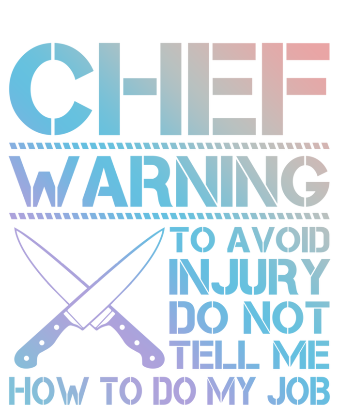 Warning To Avoid Injury Funny Chef Cool Gift USA-Made Snowflake Beanie