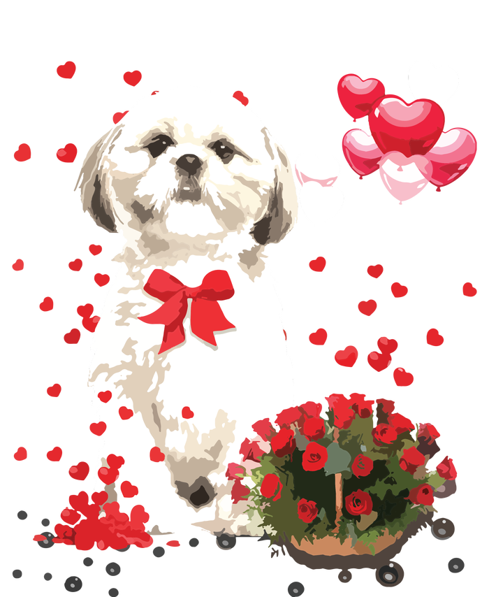 Shih Tzu Valentines Day Funny Dog Lover Happy Valentine T-Shirt