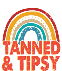 Zgbb Rainbow Tanned And Tipsy Ing Summer Beach Lover Great Gift T-Shirt