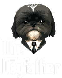 The Dogfather Shih Tzu Dad Shih Tzu Papa Funny Dog Owner Flat Bill Trucker Hat