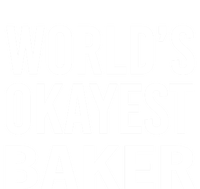 Worlds Okayest Baker Funny Pastry Chef Gift Valucap Bio-Washed Visor