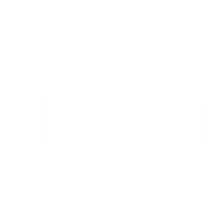 Worlds Okayest Baker Funny Pastry Chef Gift Valucap Bio-Washed Visor