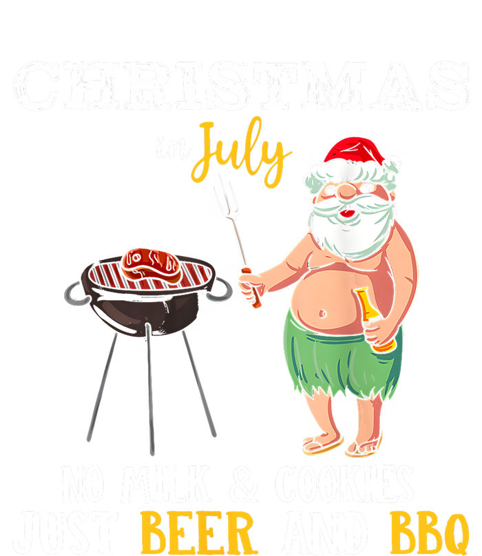 Christmas In July No Milk And Cookies Just Beer And BBQ Kids Long Sleeve Shirt