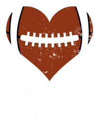 Ball Aunt Heart Funny Football Aunt Cute Gift T-Shirt