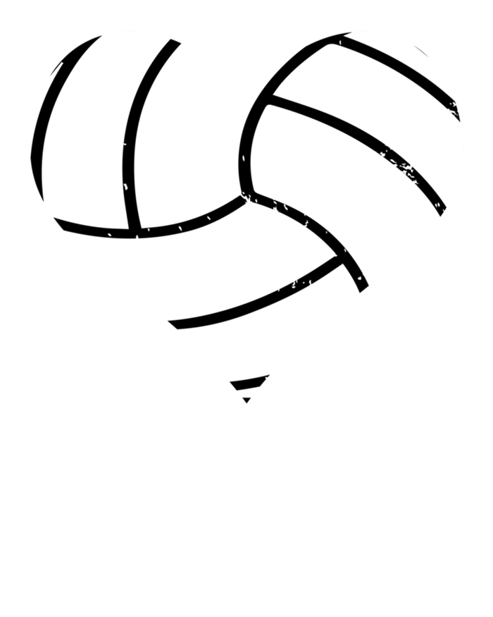 Ball Aunt Heart Funny Volleyball Aunt Gift T-Shirt