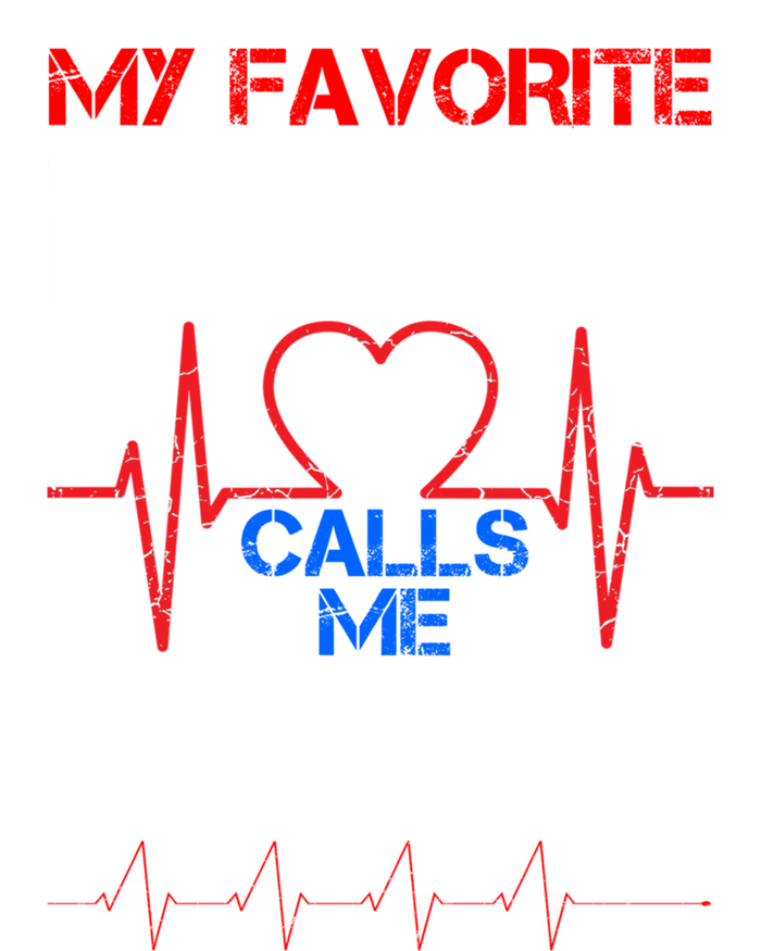 My Favorite Nurse Calls Me Honey Cool Vintage Nurse Husband Gift Women's T-Shirt