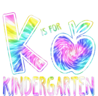 K Is For Kindergarten Teacher Tie Dye Back to School Kinder Pom Pom 12in Knit Beanie