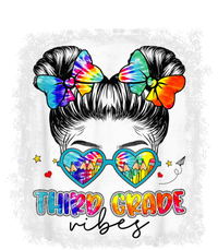 Third Grade Vibes Messy Hair Bun Girl Back To School First T-Shirt