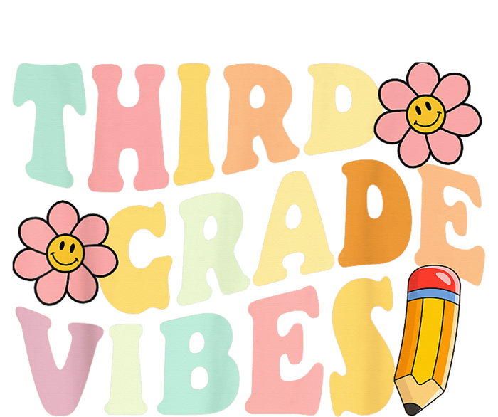 Third Grade Vibes 3rd Grade 1st Day Of School Teacher Kid T-Shirt