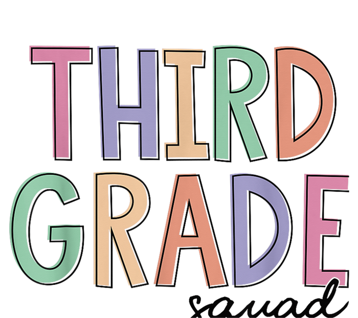 Third Grade Squad Teachers Kid 3rd Grade Back to School T-Shirt