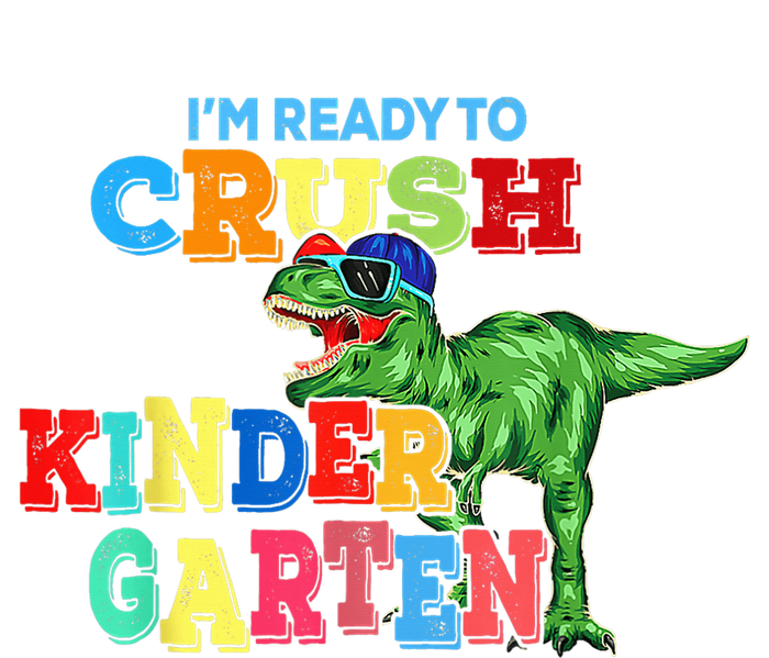 I'm Ready To Crush Kindergarten Dinosaur Back To School Kid Tank Top