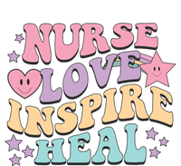 Nurse Love Inspire Heal Medicine Nursing Retro Healthcare Gift Women's T-Shirt