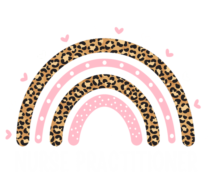 Nurse Practitioner Graduation Leopard Rainbow Nursing Np Gift Ladies Long Sleeve Shirt