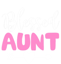 Cute Blessed Aunt Auntie Gift Funny Aun Gift Sustainable Knit Beanie