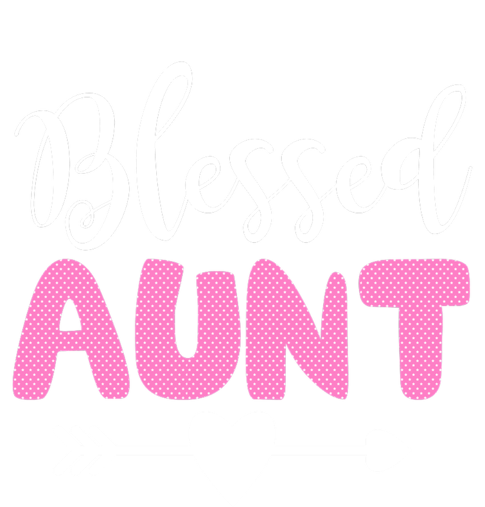 Cute Blessed Aunt Auntie Gift Funny Aun Gift Sustainable Knit Beanie