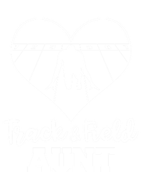 Track And Field Aunt Heart Funny Athletic Gift T-Shirt