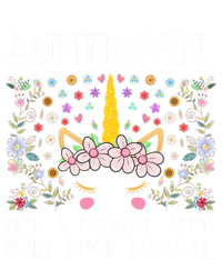 Unicorn Aunt Aunticorn Funny Auntie Floral Funny Gift Unty Cute Gift Sustainable Knit Beanie