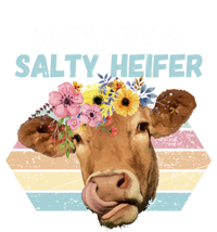 Vintage Farm Humour Dont Be A Salty Heifer Gift Idea Gift T-Shirt