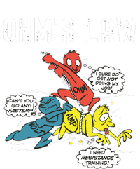 Ohms Law Funny Electricity Explained Electrical Engineer T-Shirt