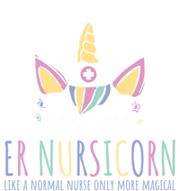 Er Nursicorn Like A Normal Nurse Only Way Cooler Gift Canvas