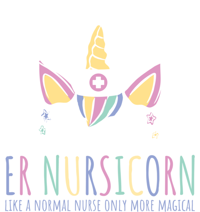 Er Nursicorn Like A Normal Nurse Only Way Cooler Gift Canvas