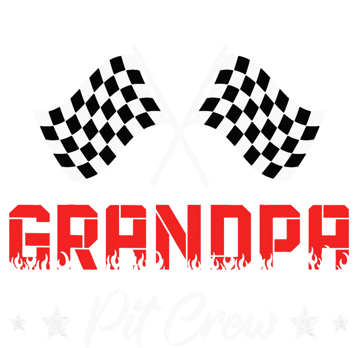 Car Racing Birthday Party Family Matching Grandpa Pit Crew T-Shirt