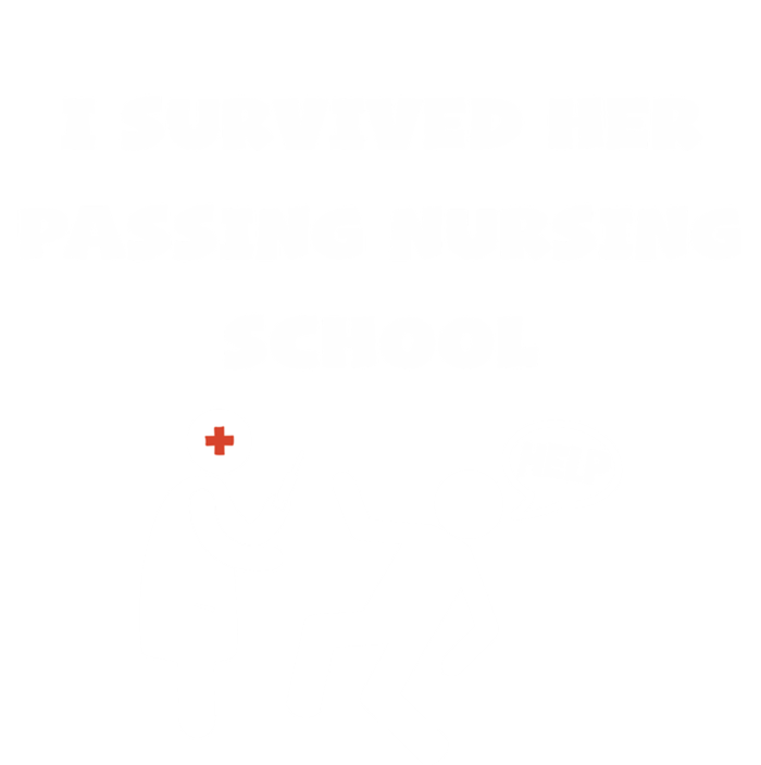 I Survived Her Passing Nursing School Help Graduation Gift Women's T-Shirt