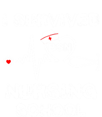 I Survived Nursing School Bsn Stethoscope Nurse Graduation Gift Women's T-Shirt