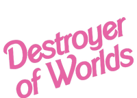 Destroyer Of Worlds In Pink Premium Pullover Hoodie