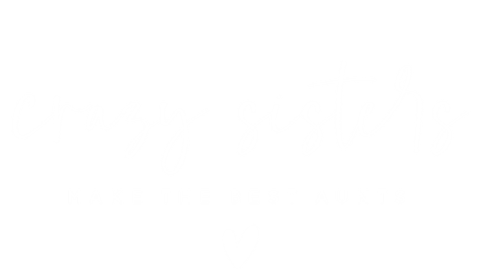 Wo Crazy Sisters Make The Best Aunts Gift Canvas