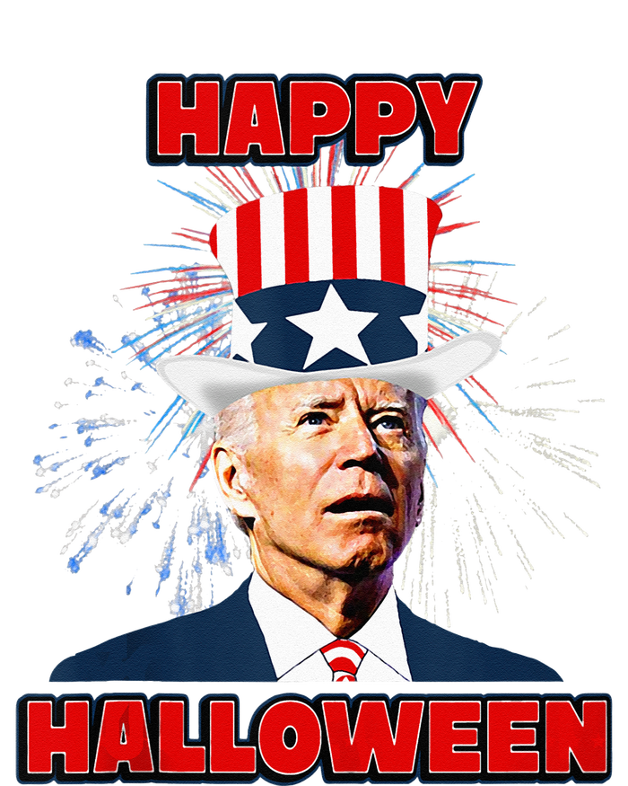 Funny Joe Biden Happy Halloween For Fourth Of July Kids T-Shirt