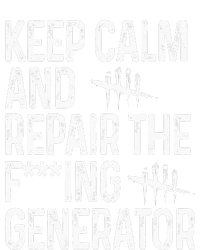 Keep Calm And Repair The Generator Video Game Ladies Essential Flowy Tank