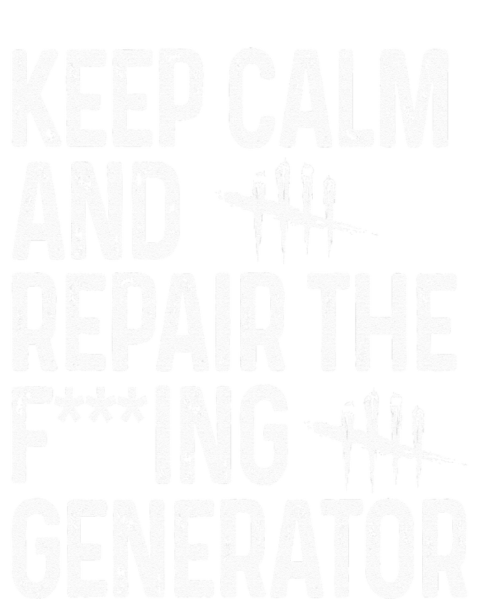 Keep Calm And Repair The Generator Video Game Ladies Essential Flowy Tank